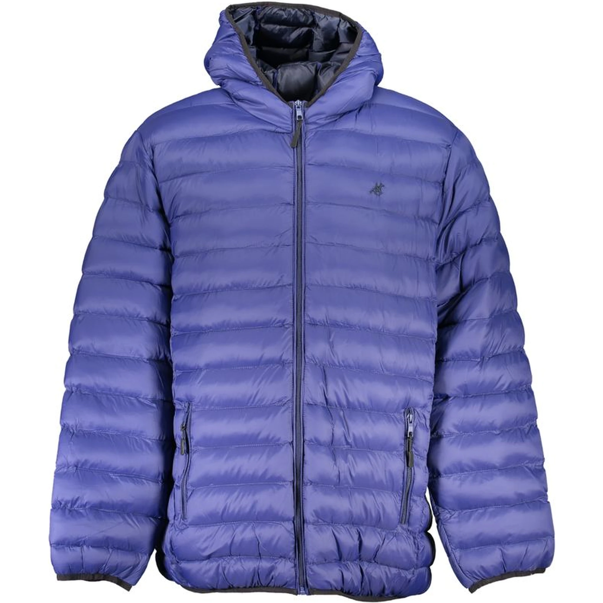Blue Polyester Shell Jacket