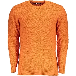 Orange Fabric Sweatshirt