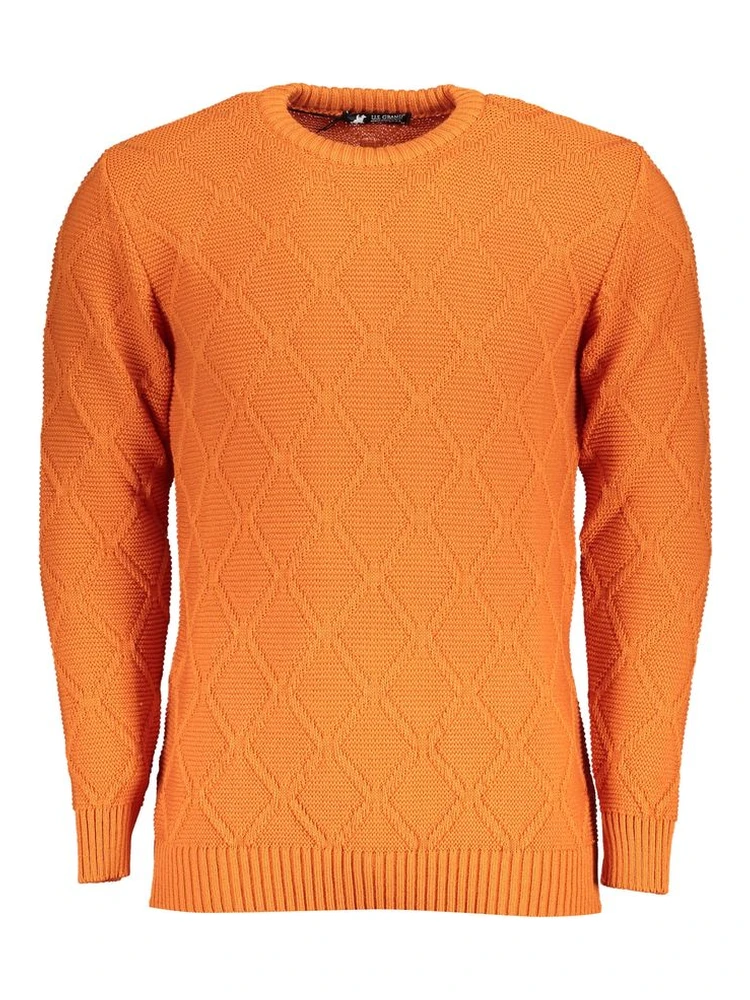 Orange Fabric Sweatshirt