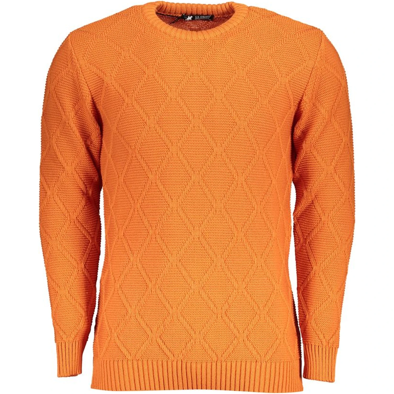 Orange Fabric Sweatshirt