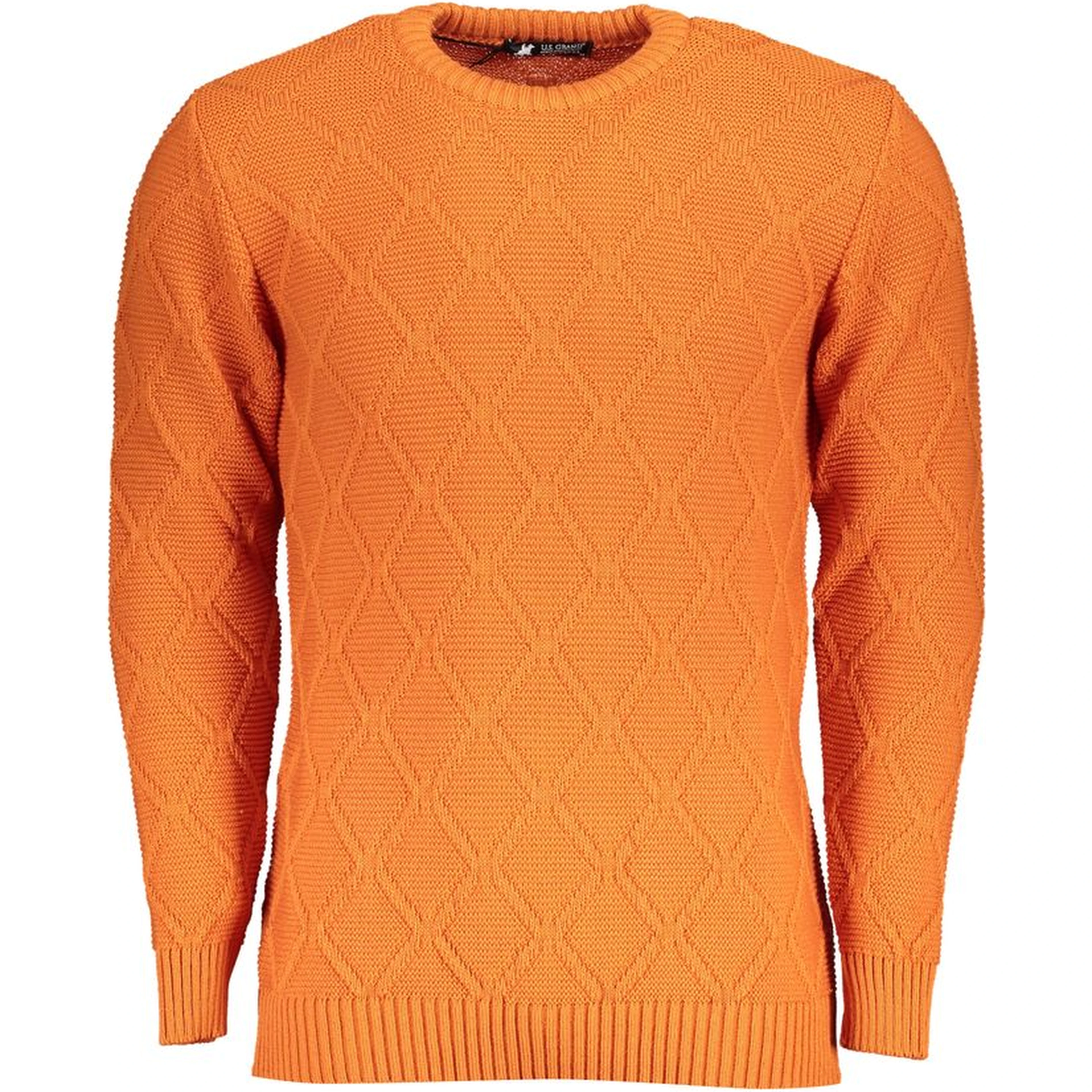 Orange Fabric Sweatshirt