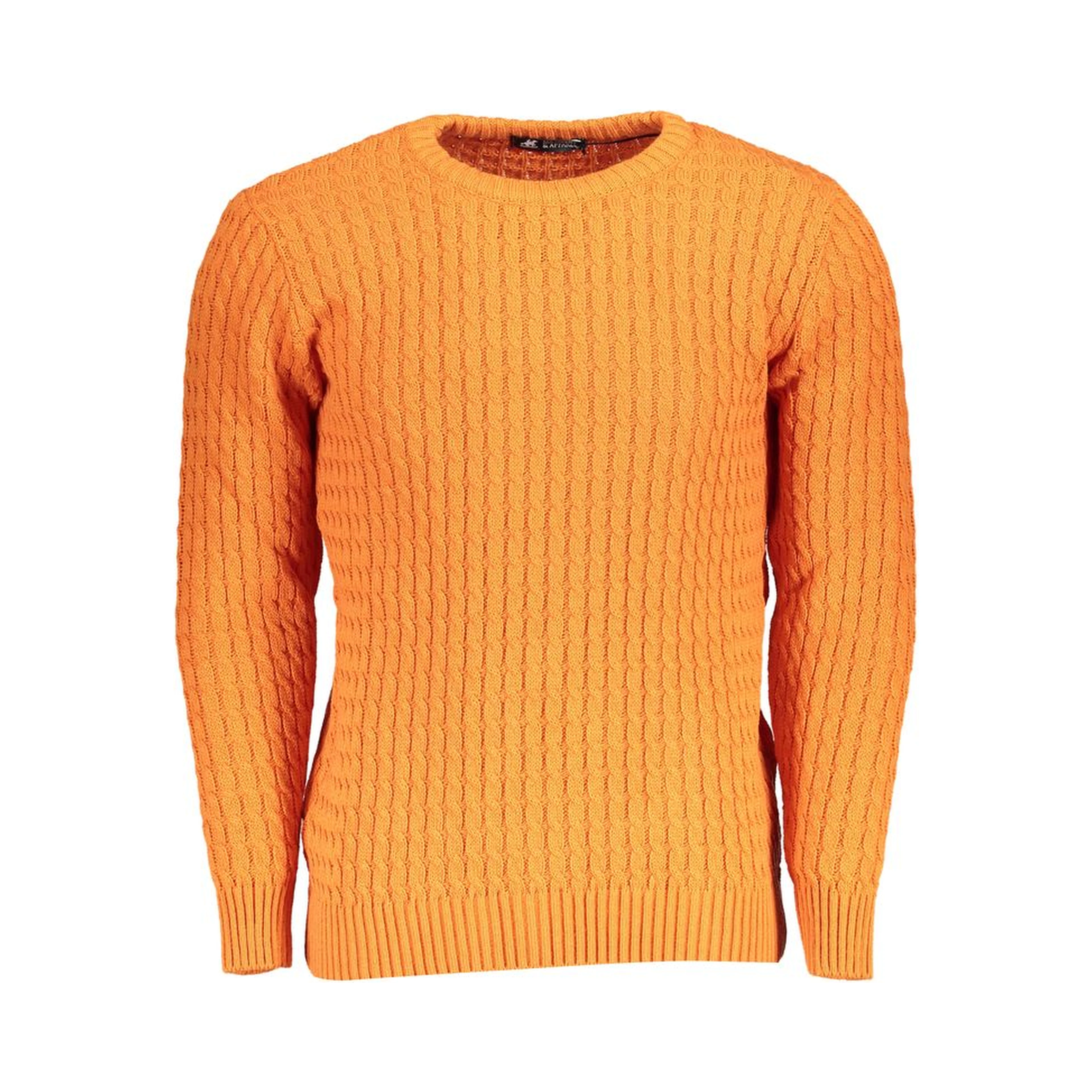 Orange Fabric Sweatshirt