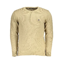 Beige Fabric Sweatshirt