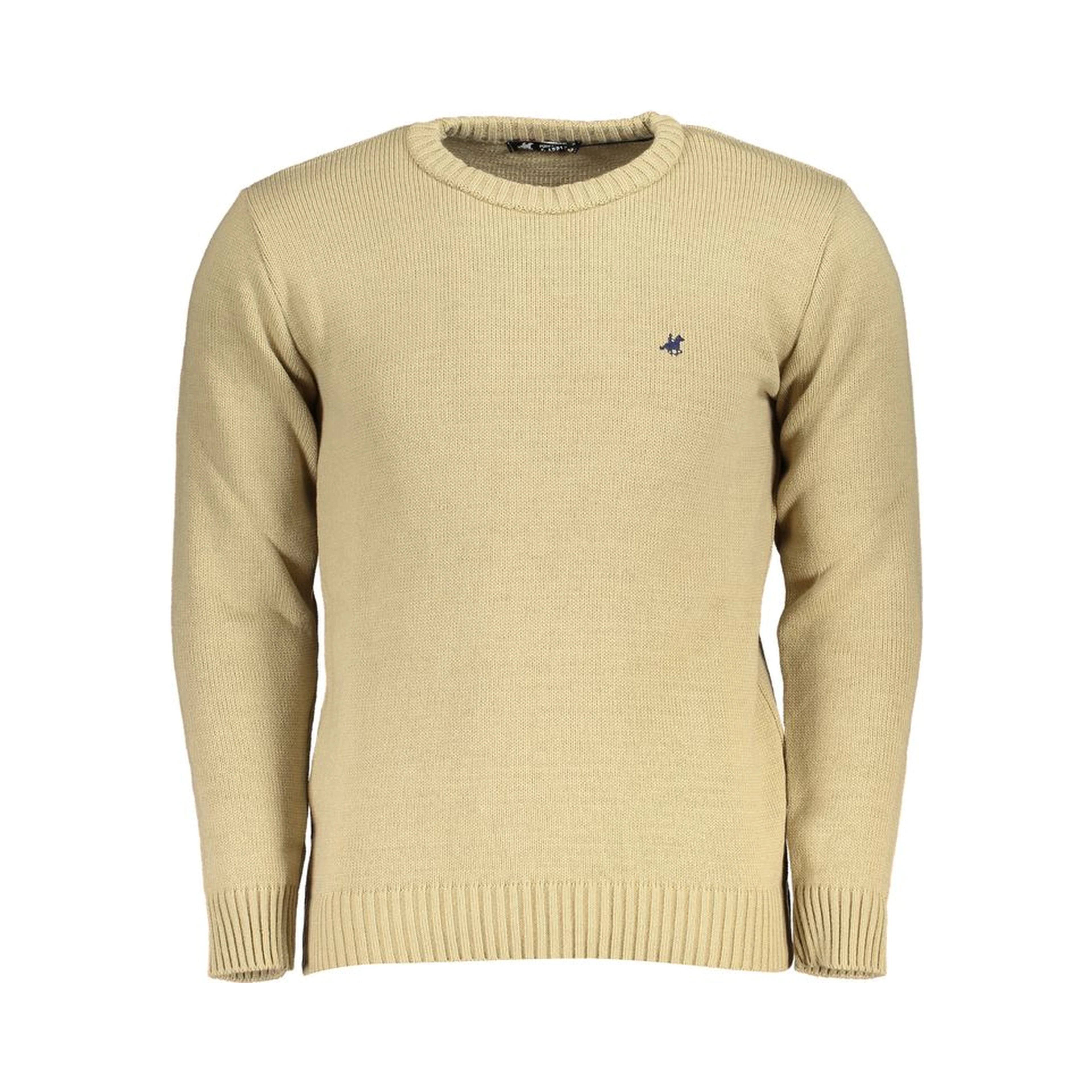 Beige Fabric Sweatshirt