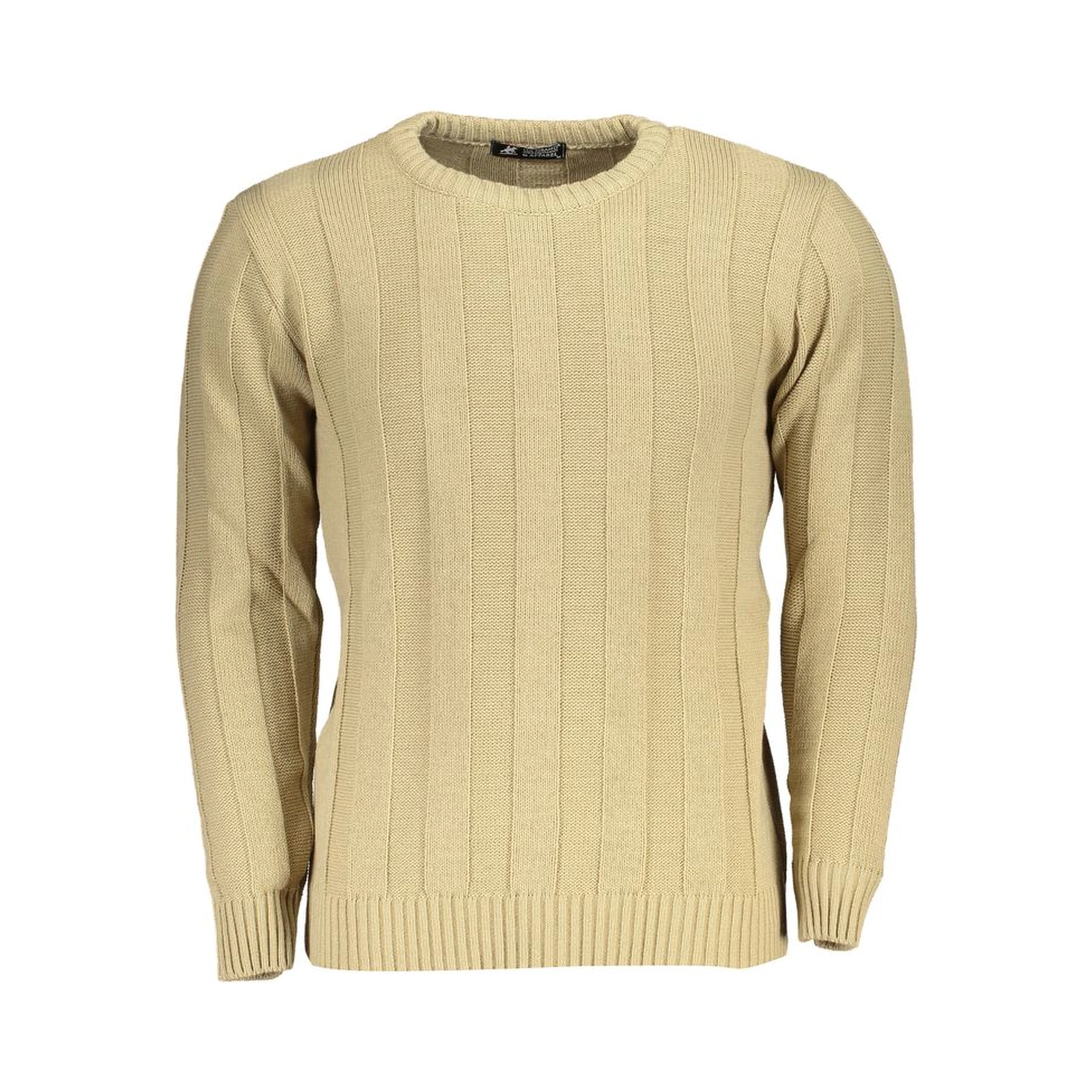 Beige Fabric Sweatshirt