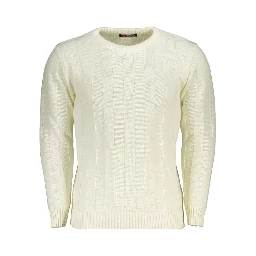 White Fabric Sweatshirt
