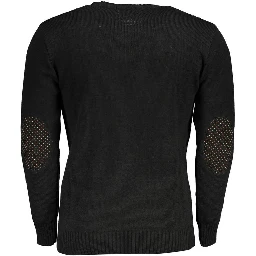 Black Fabric Sweatshirt