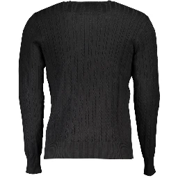 Black Nylon Sweatshirt