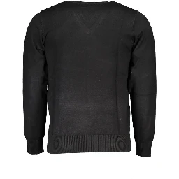Nero Viscosa Uomo Maglia