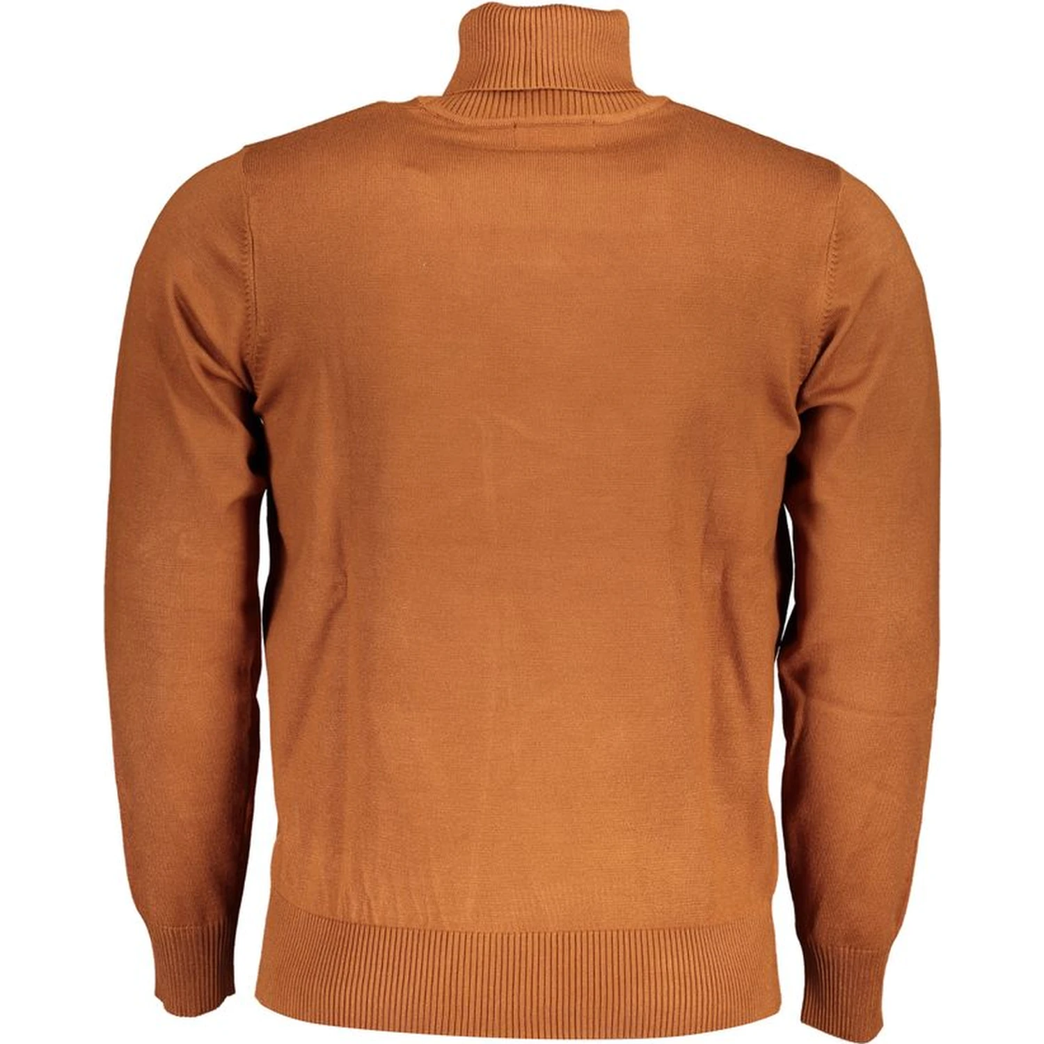 Brown Nylon Turtleneck