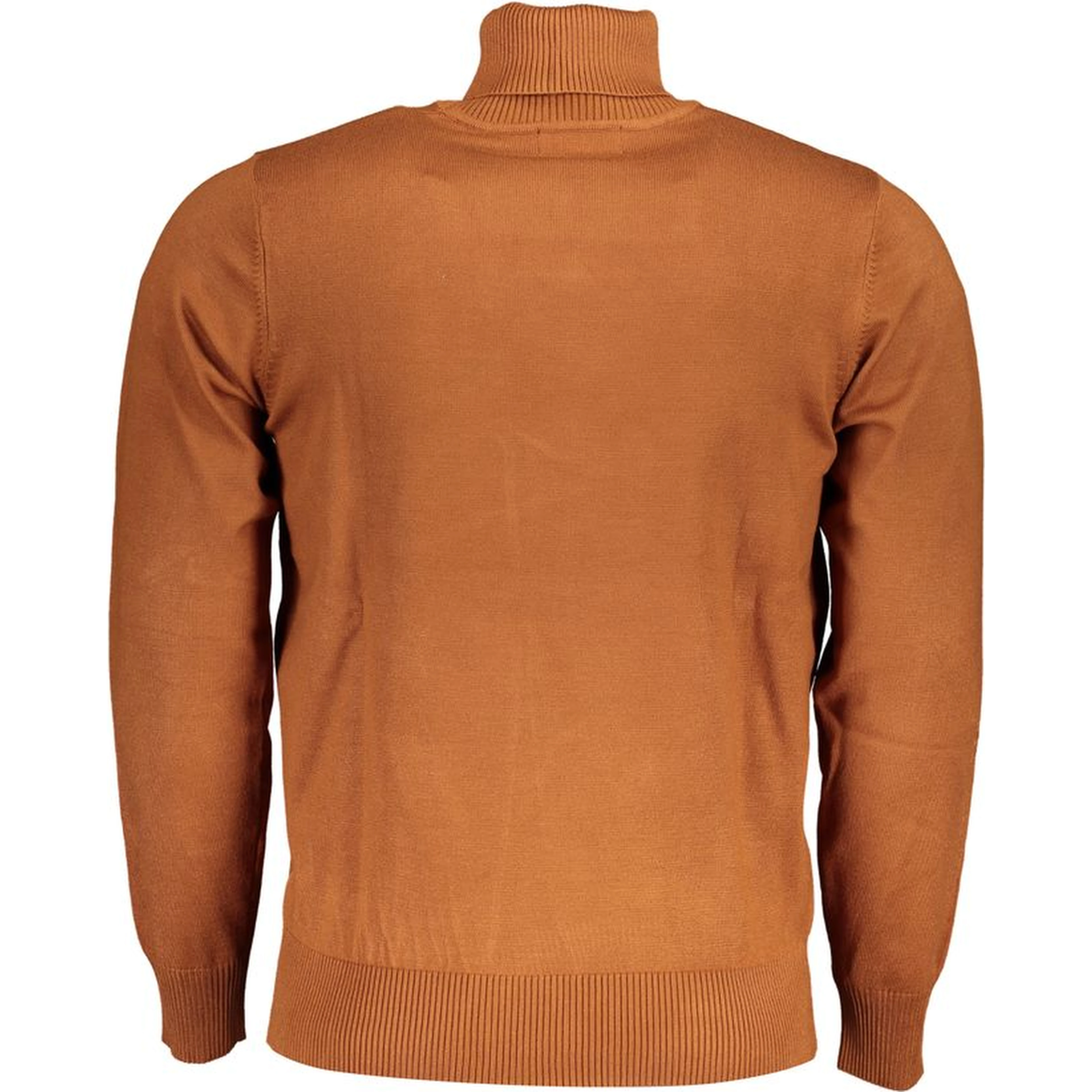 Brown Nylon Turtleneck