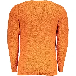 Orange Fabric Sweatshirt