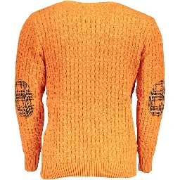 Orange Fabric Sweatshirt