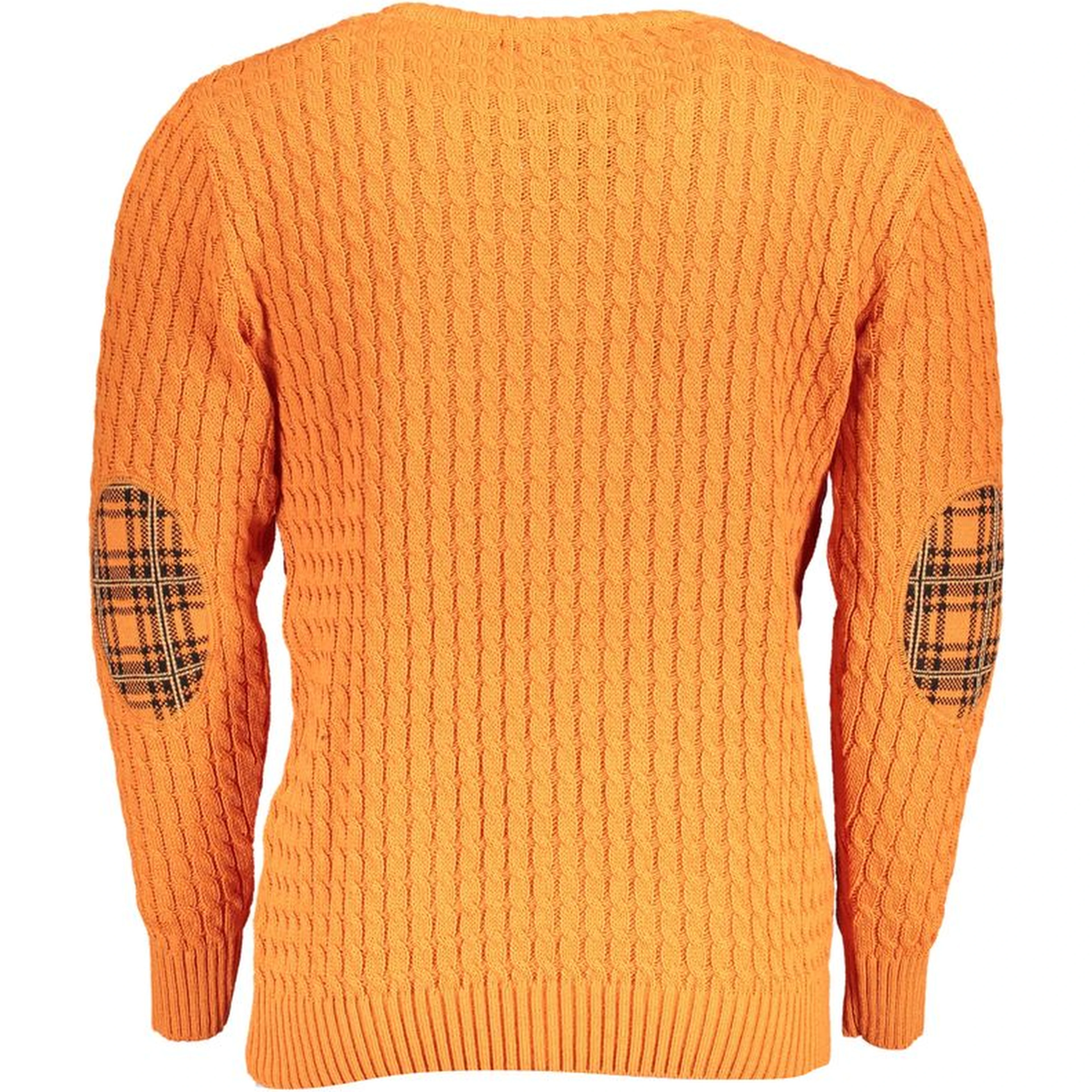 Orange Fabric Sweatshirt