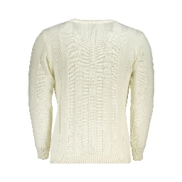 White Fabric Sweatshirt