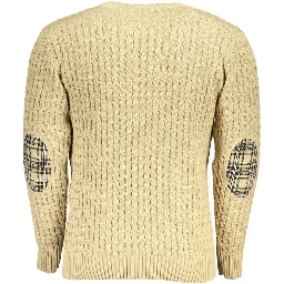 Beige Fabric Sweatshirt