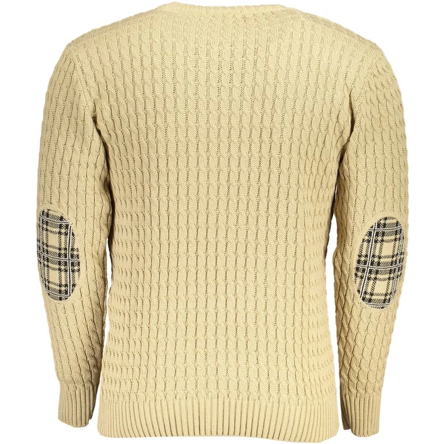 Beige Fabric Sweatshirt