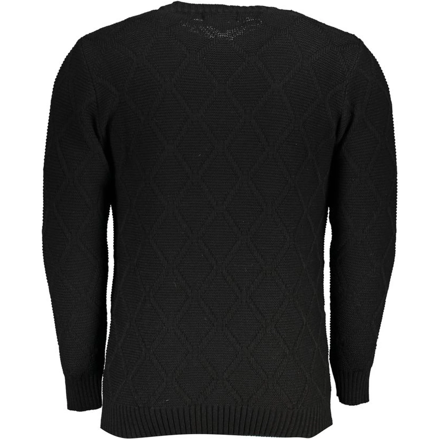 Black Acrylic Men's Sweater