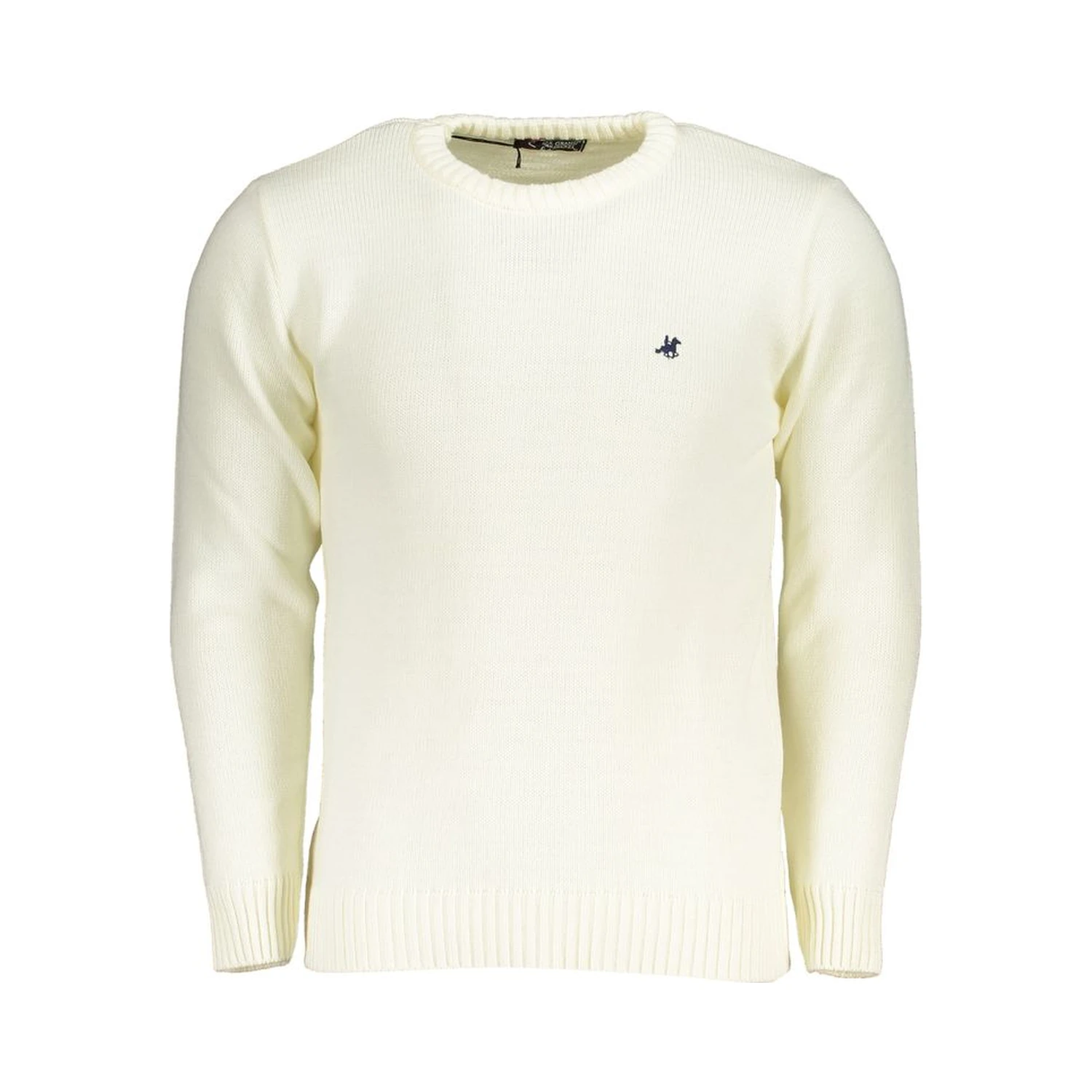 White Acrylic Men Sweater