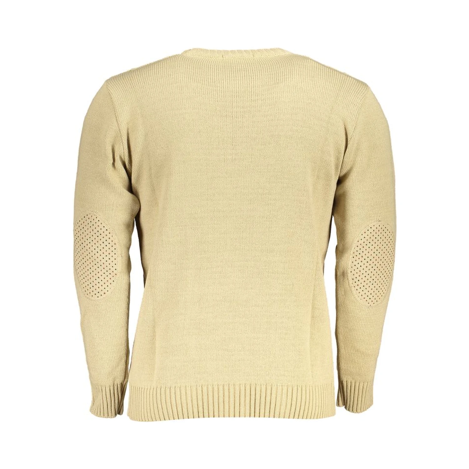 Beige Acrylic Men Sweater