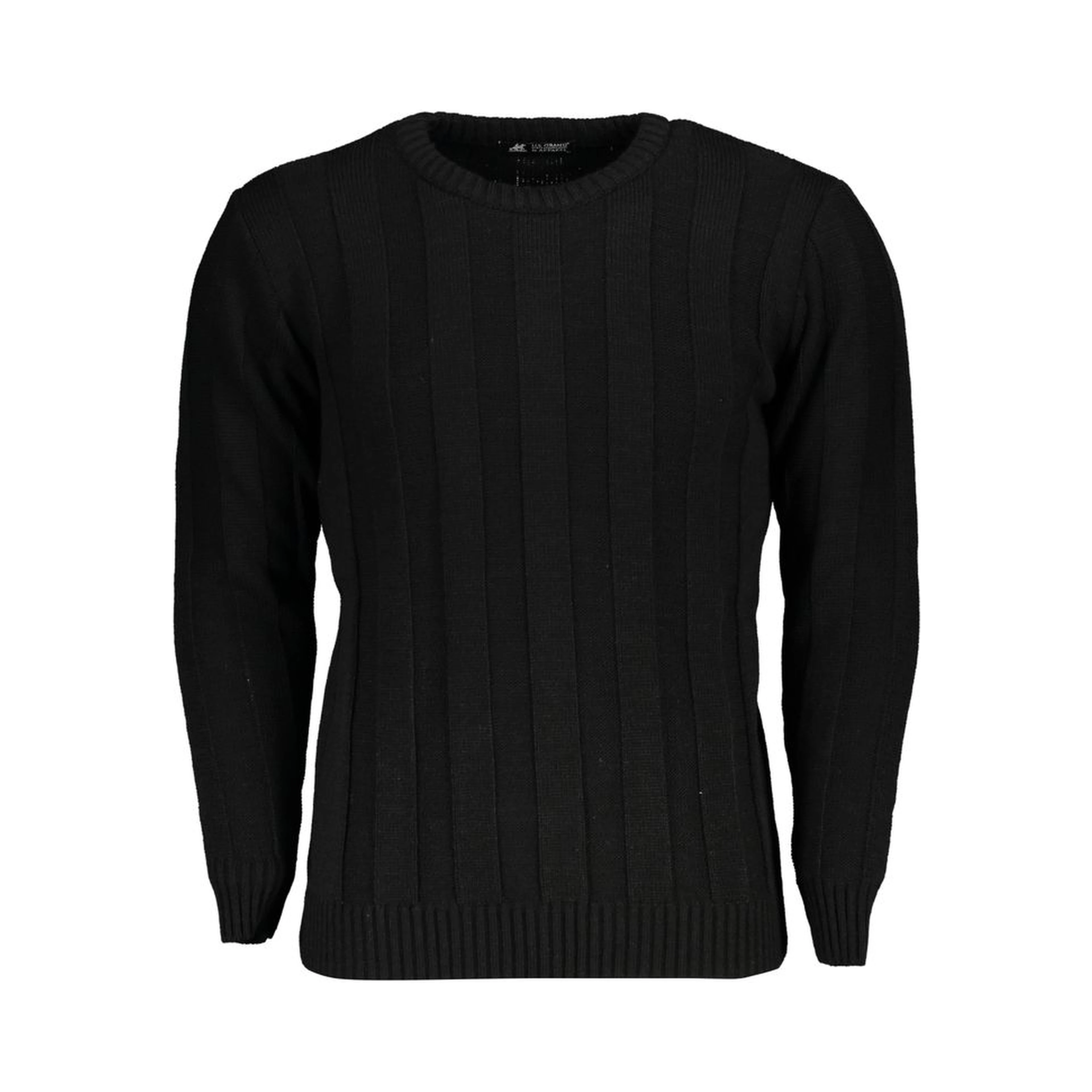Black Acrylic Men's Sweater