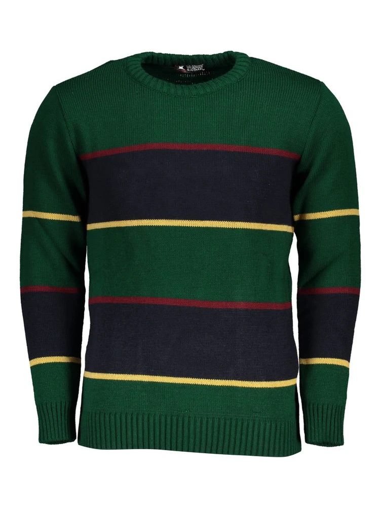 Verde Acrylic Men Sweater