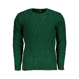 Verde Acrylic Men Sweater