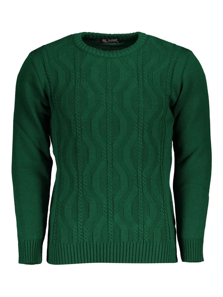 Verde Acrylic Men Sweater