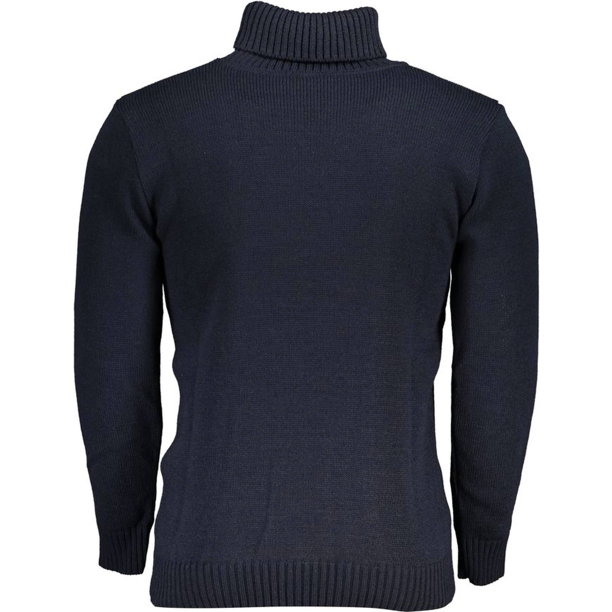 Blue Acrylic Men Sweater