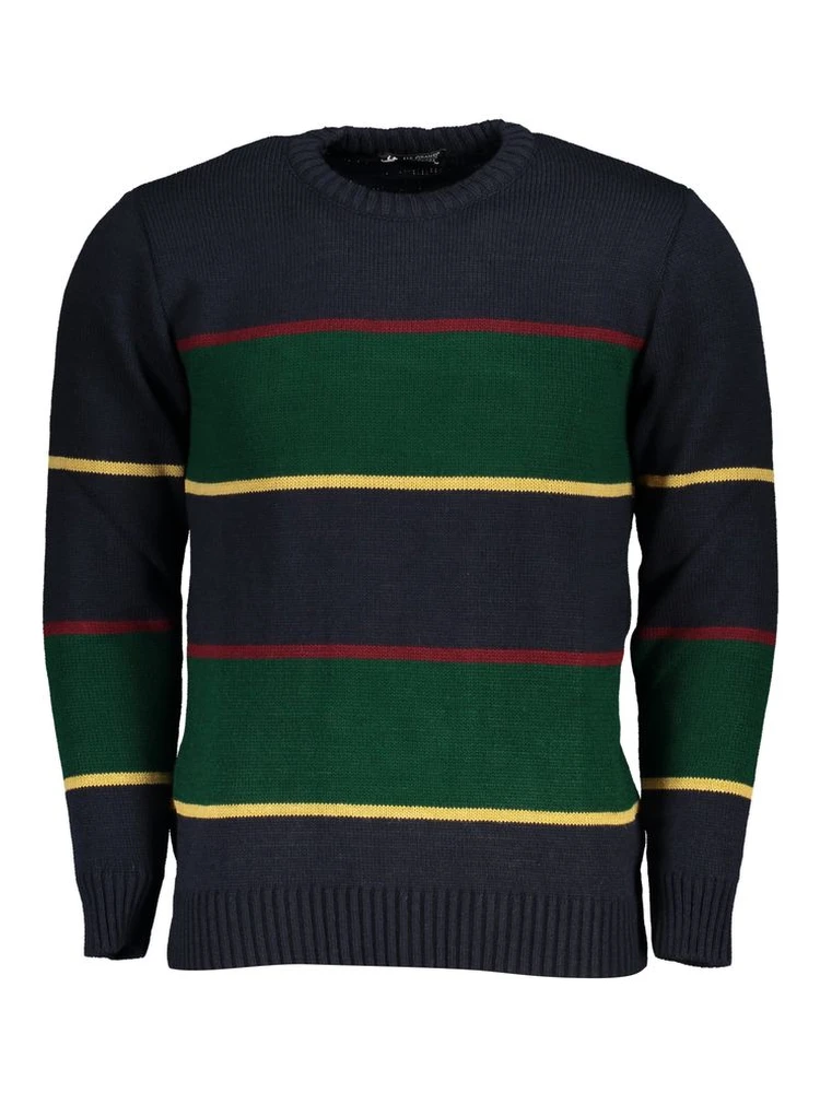 Blu Acrylic Men Sweater