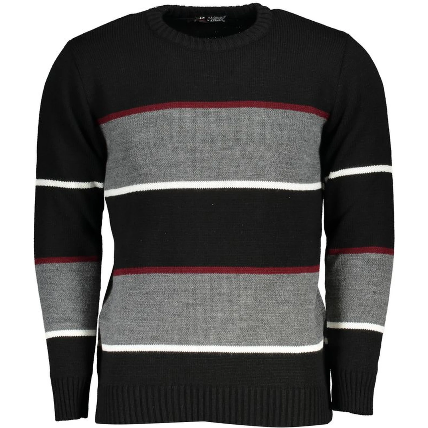 Black Acrylic Mens Sweater