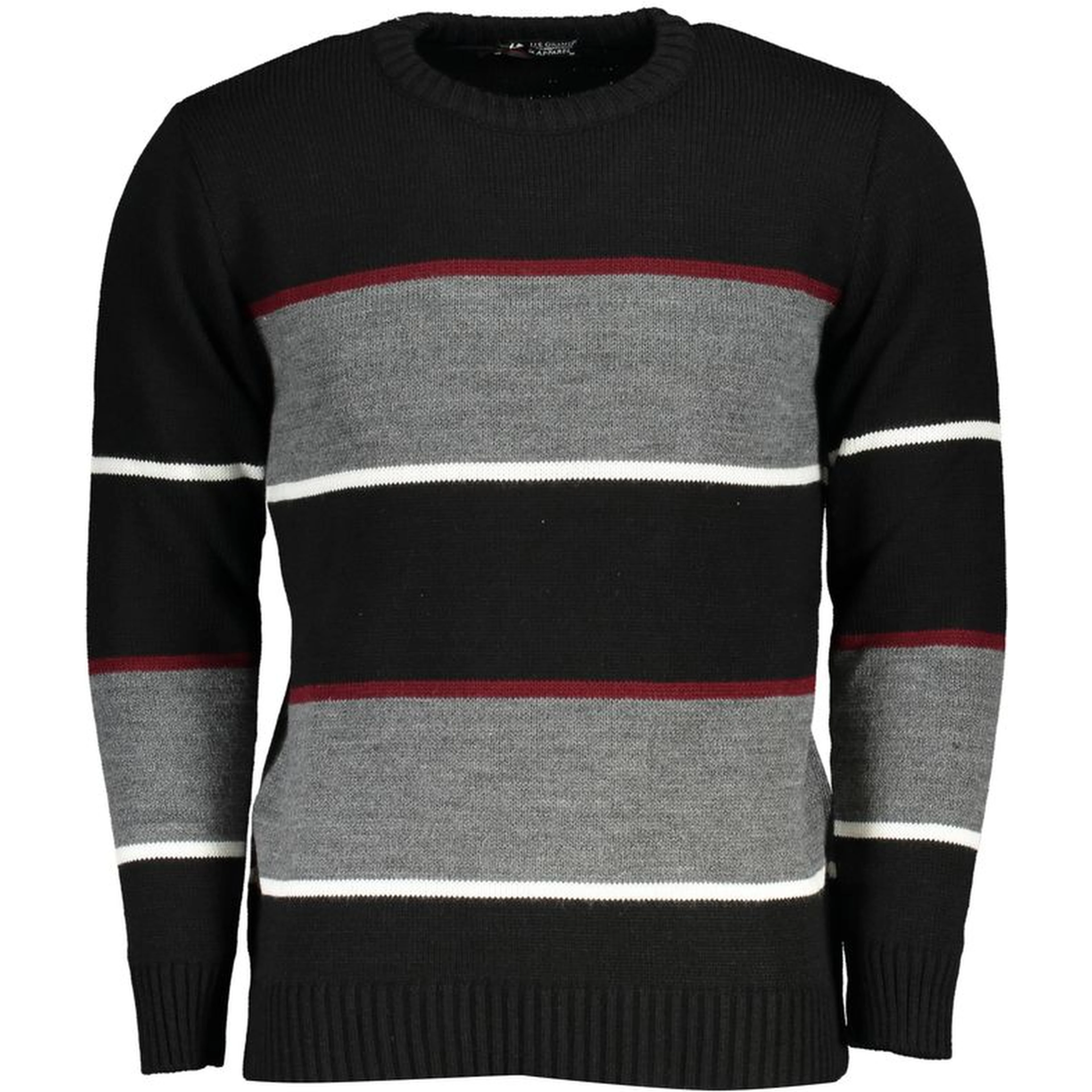 Black Acrylic Mens Sweater