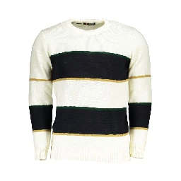 White Acrylic Men Sweater