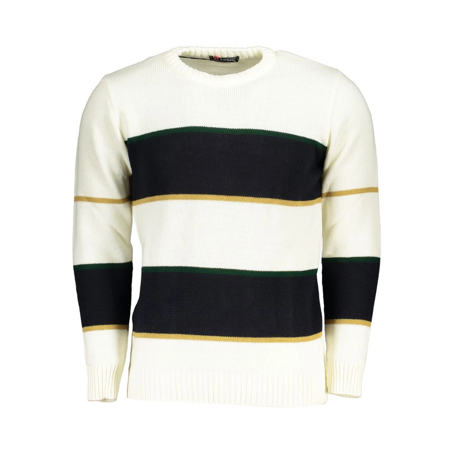 White Acrylic Men Sweater