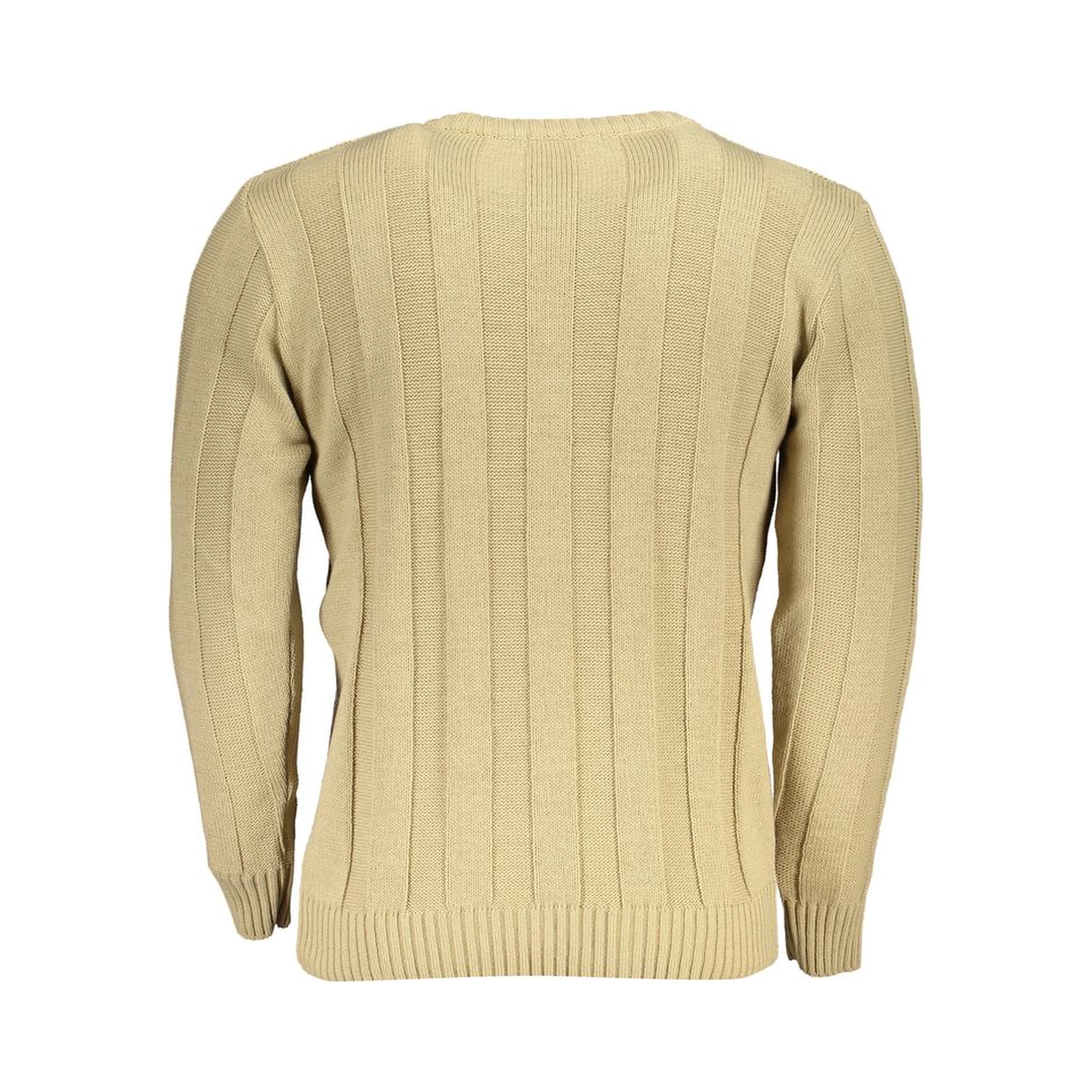 Beige Fabric Sweatshirt