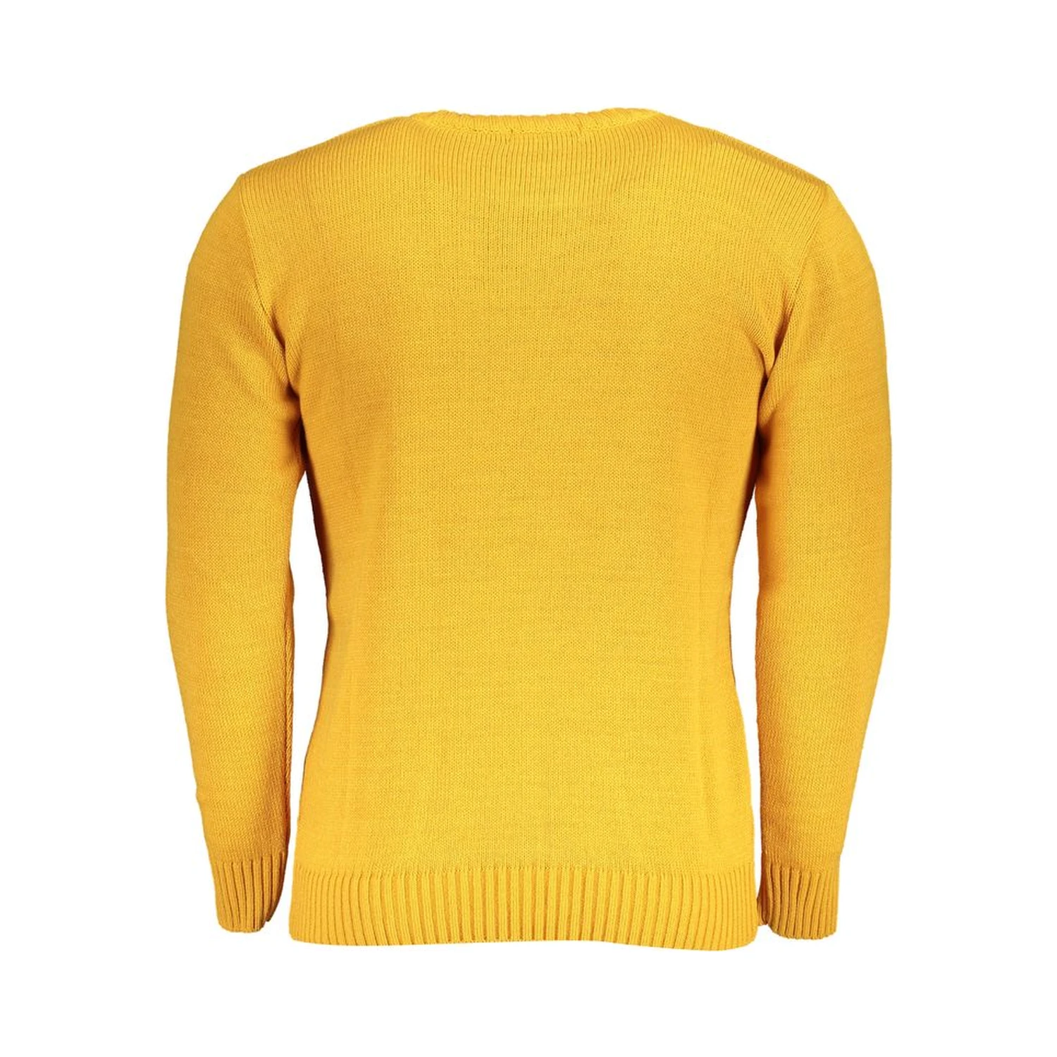 Yellow Acrylic Men Sweater