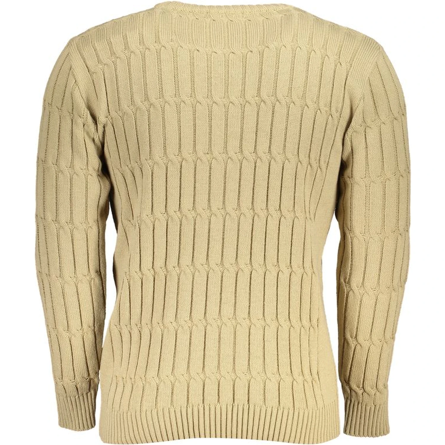 Beige Acrylic Men Sweater