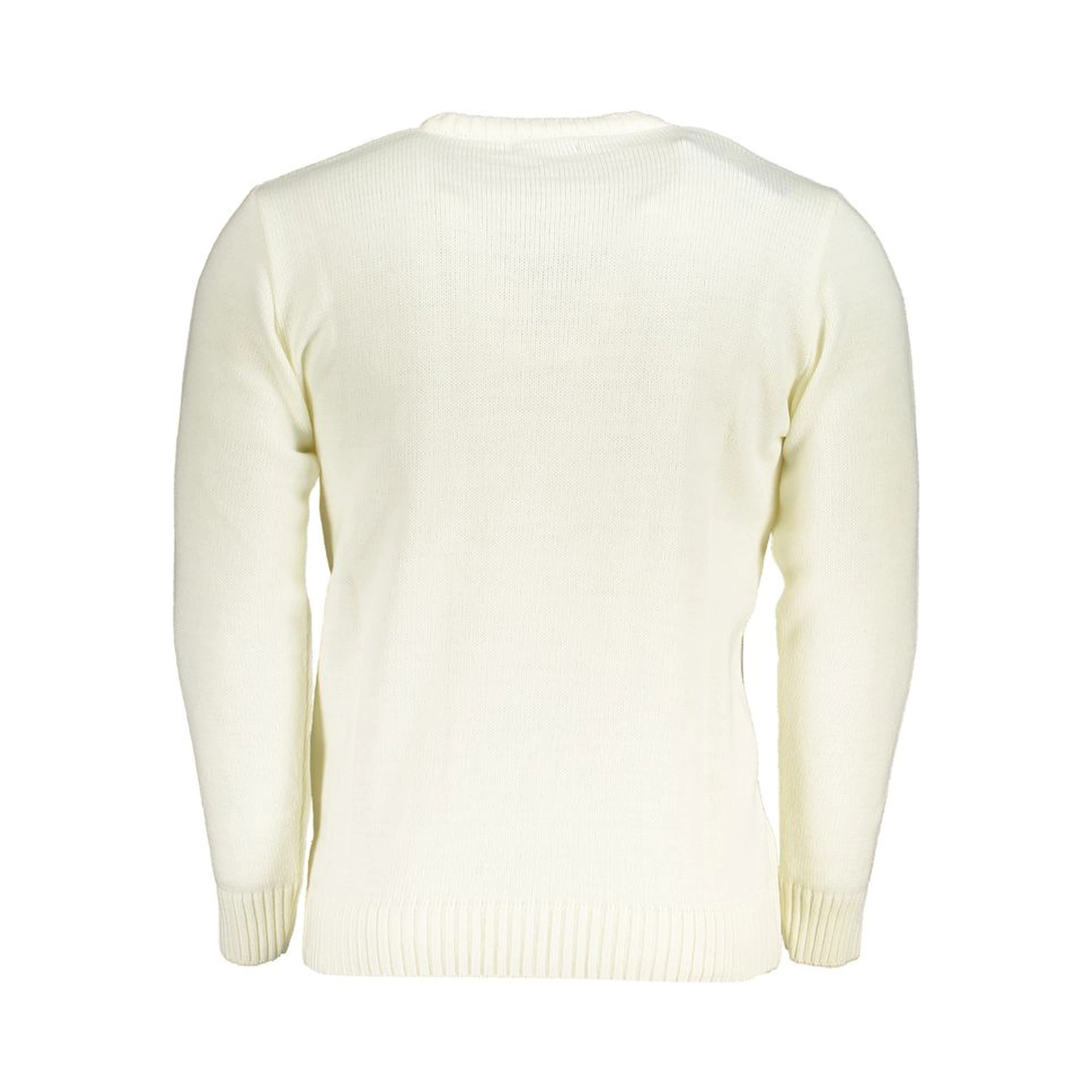 White Acrylic Men Sweater