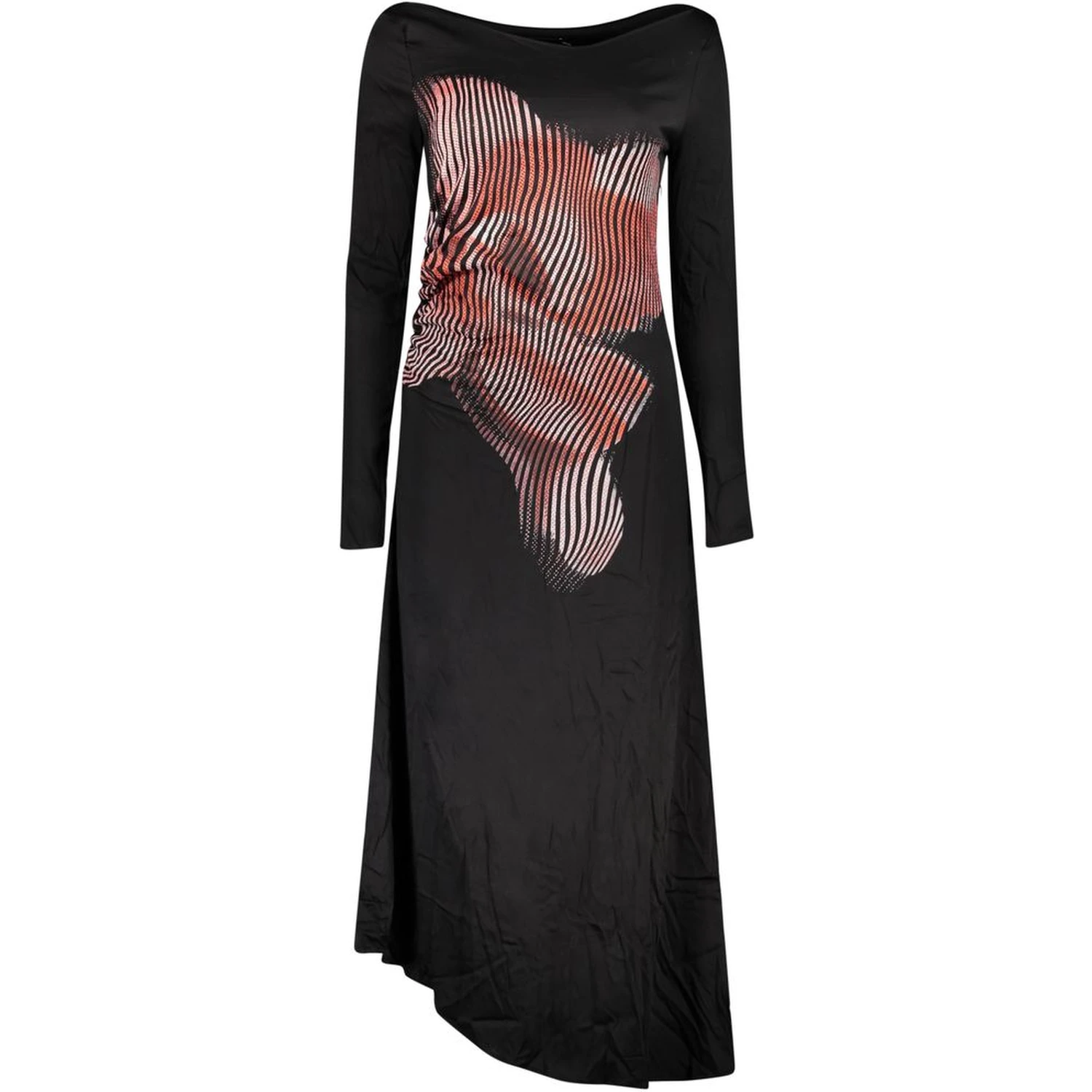 Black Viscose Women Dress