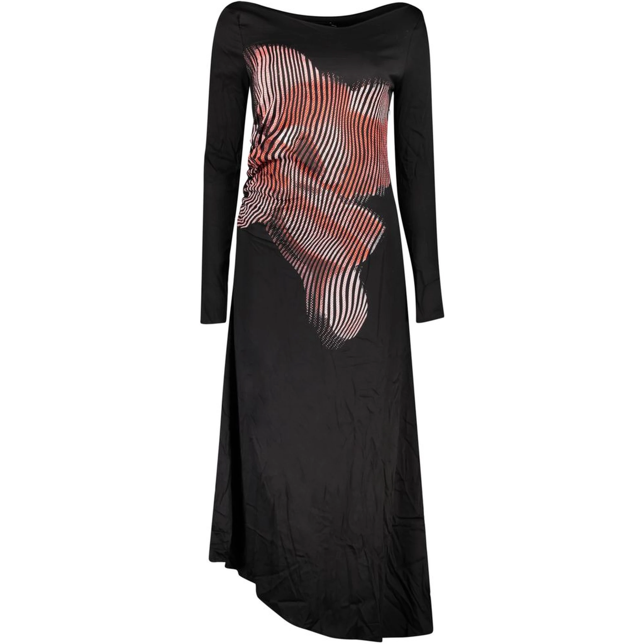 Black Viscose Women Dress