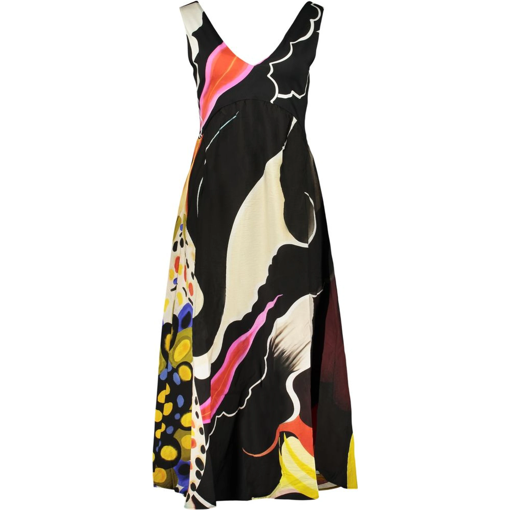 Black Viscose Women's Dress