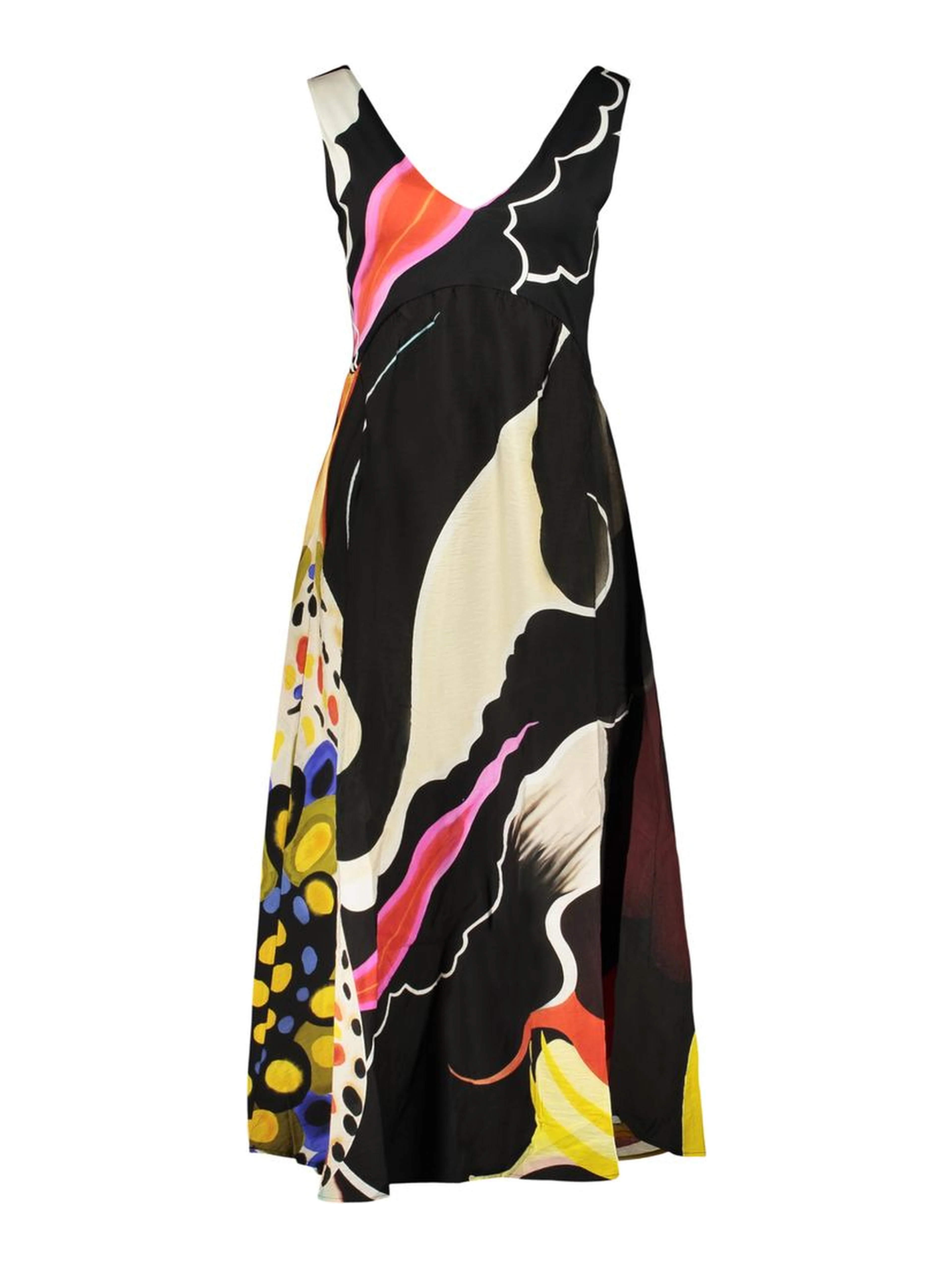 Black Viscose Women's Dress