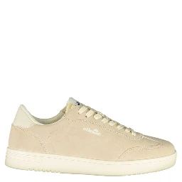 Beige Polyester Athletic Sneakers