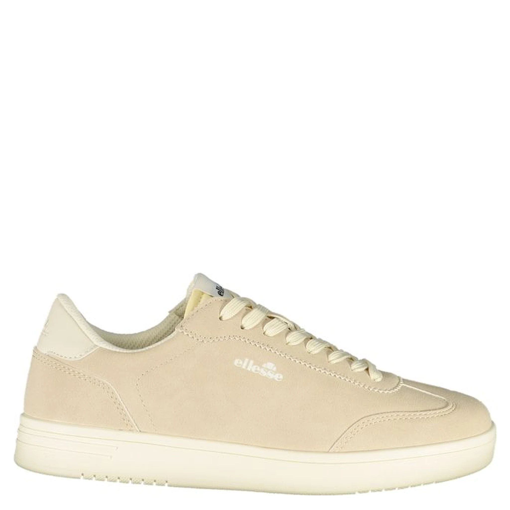Beige Polyester Athletic Sneakers