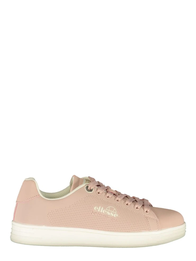 Pink Polyester Athletic Sneakers