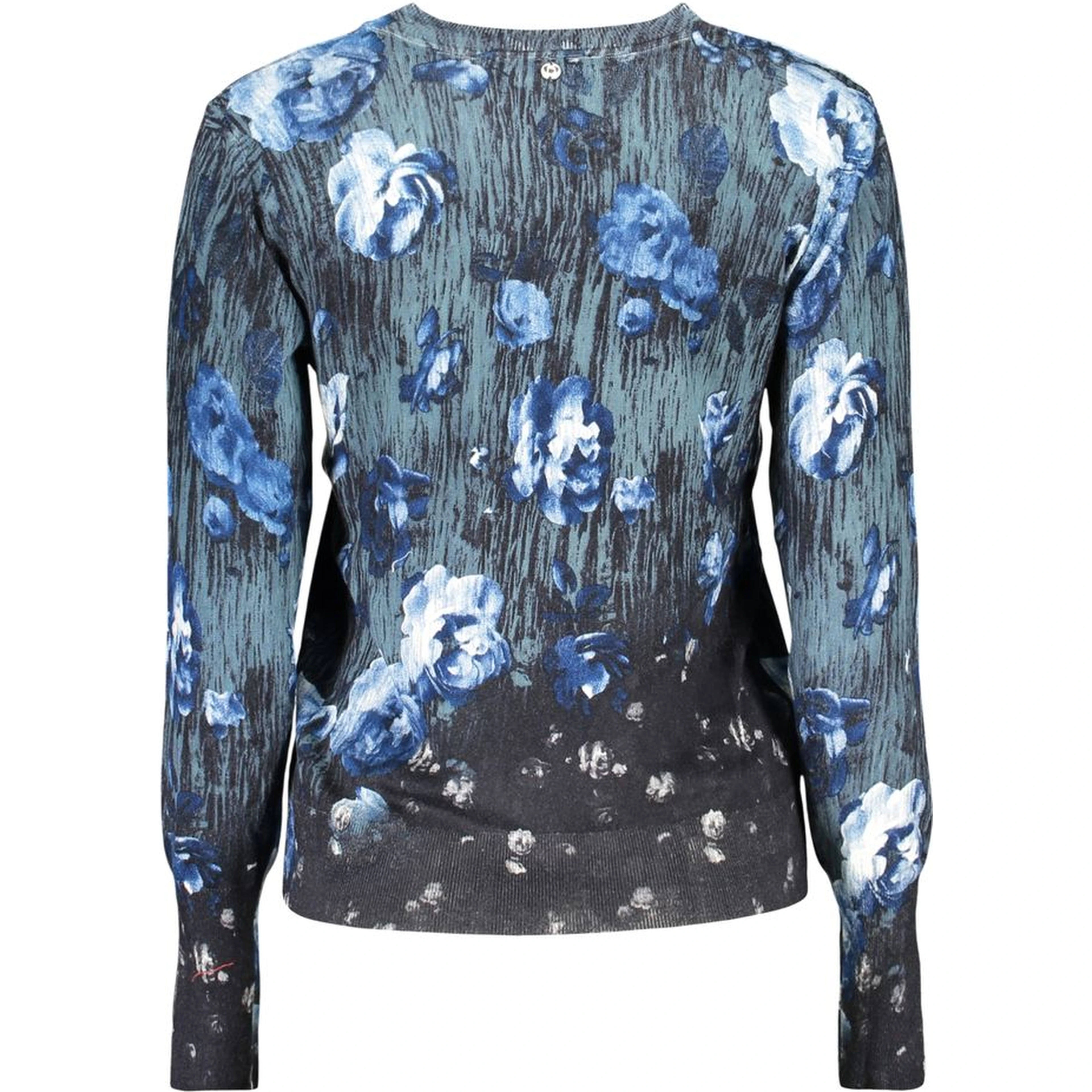 Blue Viscosa Women Sweater