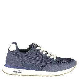 Blue Polyester Men Sneaker