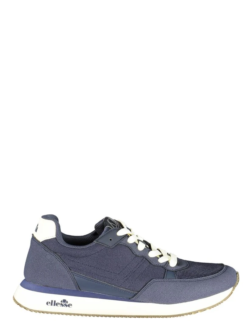 Blue Polyester Men Sneaker