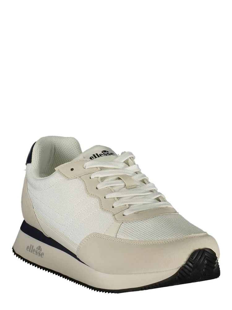 White Polyester Athletic Sneakers alternative