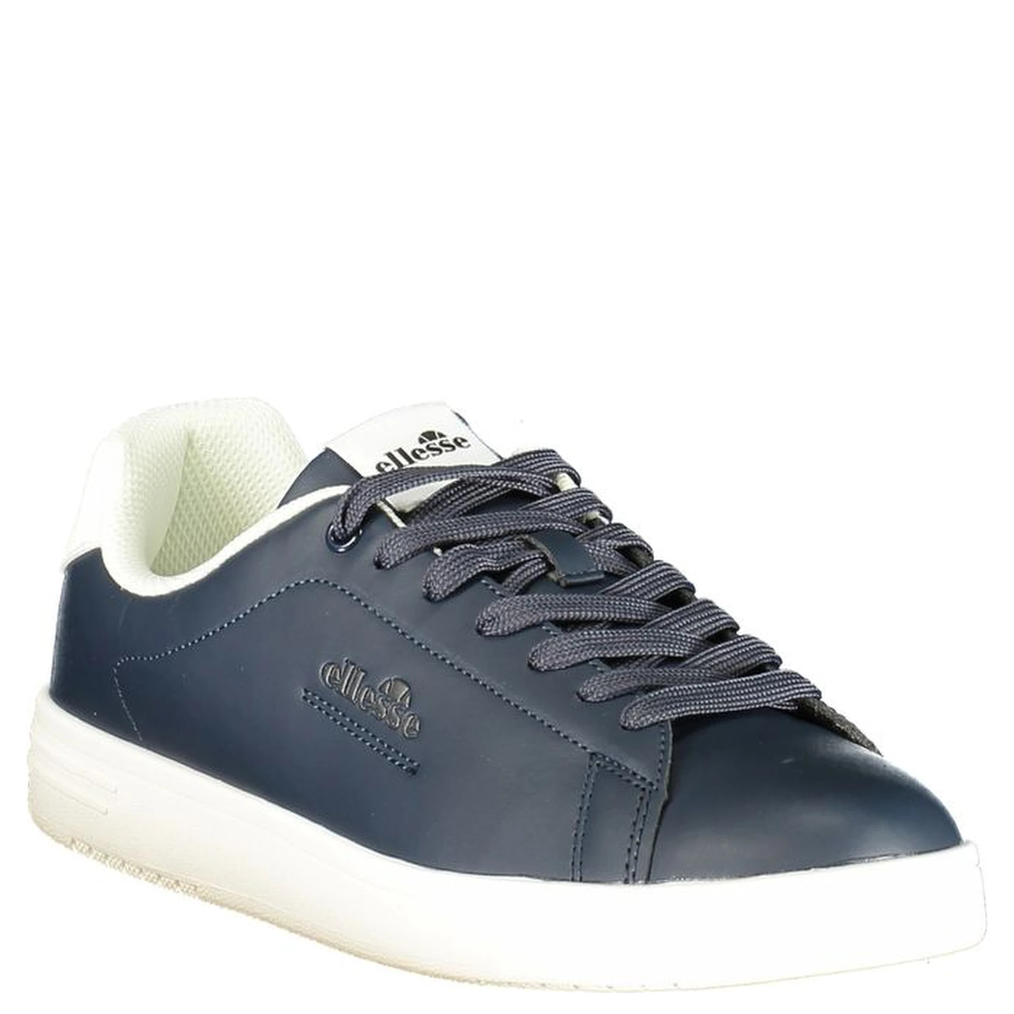Blue Polyester Athletic Sneakers